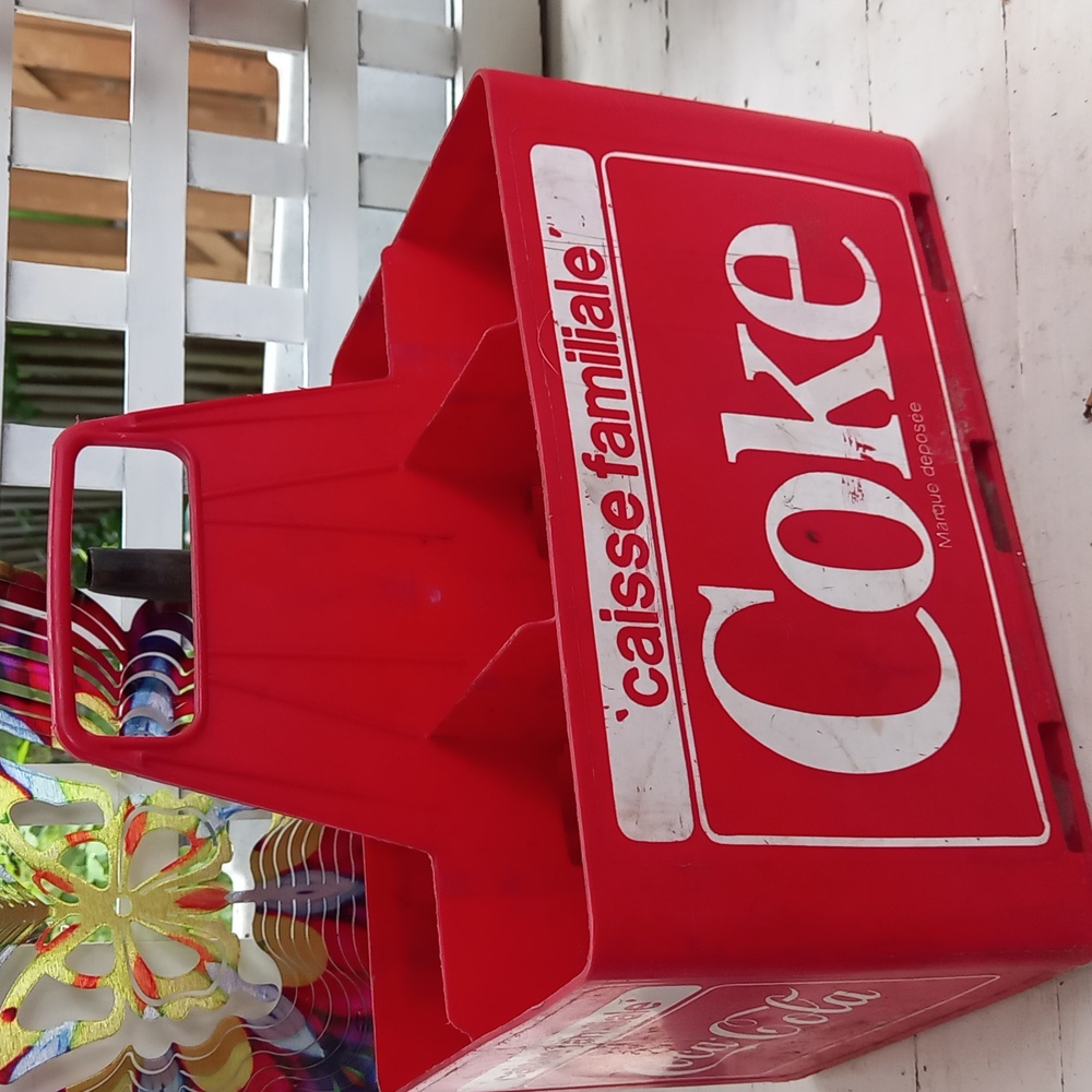 Vintage Coke bottle holder
